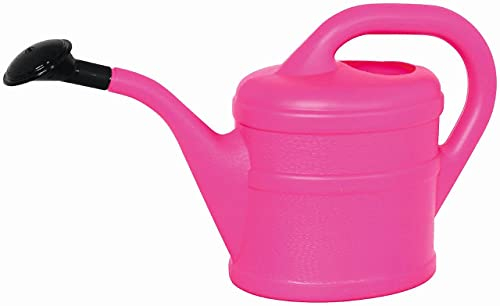 Gießkanne PINK Blumenkanne Kunststoff für groß & klein, Garten & Zimmerpflanzen Gießkannen Gieskanne Gieskannen Giesskanne 2L 2 L Liter Watering Can Gieskannen2Liter + 1 Bildmagnet