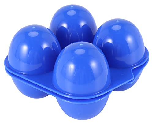 Dciustfhe Camping Eier Box Kunststoff Eier Box Ei Aufbewahrungs Box Tragbare Eier Box 4 Eier Box KühlSchrank Eier Behälter mit Deckel