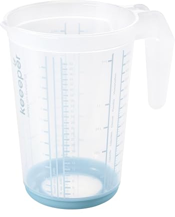 keeeper Jarra medidora con base antideslizante, 1,5 L, Massimo, Azul Nordic