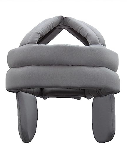 BLUEZY Anticaída Casco de Seguridad, Gorro de Protección para Ancianos, Cascos Protectores De La Salud Y Transpirable Antichoque Cap Casco De Seguridad Ajustable Protección De Cabeza F