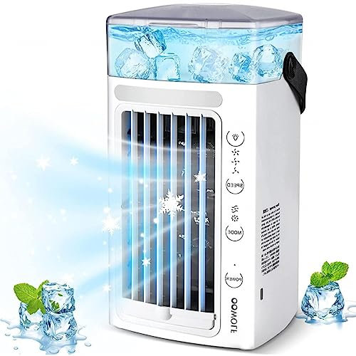 Aire Acondicionado Portatil Mini - Ultra Silencioso Mini Enfriador De Aire USB - ProteccióN Del Medio Ambiente Aire Acondicionado, para RefrigeracióN Silenciosa De La Oficina En Casa
