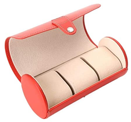 Uhrenkoffer Uhrenrolle Uhrenbox Uhrenschatulle Aufbewahrung Für Uhren, PU-Leder, Reise, Tragbar, Uhrenzylinder, Rollenorganisator, Uhrengehäuse, Aufbewahrungstasche, Schmuckschatulle Uhrenetui Uhren A