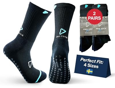 PRO SOCK Premium (DE/NL/SE/PL, Numerisk, 43, 46, Regelbunden, 2-Pack, Svart)
