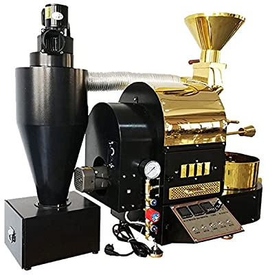AuLYn Coffee Roaster Machine with Timer, Coffee Bean Roaster Use, Large Non-Stick Home Coffee Roasting Equipment for Commercial,Yellow