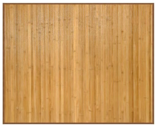 Tapis rectangulaire naturel 80x100 cm bambou
