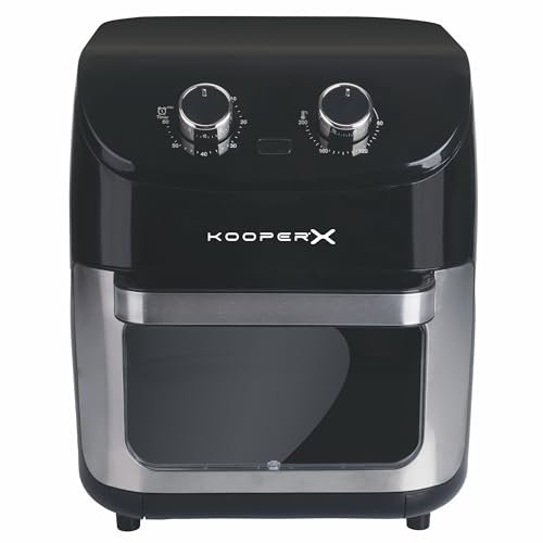 Friggitrice forno ad aria 12L, con accessori, 1700 W, Nero, KooperX