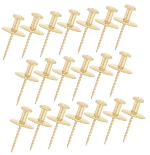 HOMOCONO 20stücke Bild Metall Push-pins Für Wand Reißzwecken Zum Aufhängen Von Bildern Rahmen Und Kunst Robuste Zinklegierungsnägel Einfache Montage Ohne Werkzeug