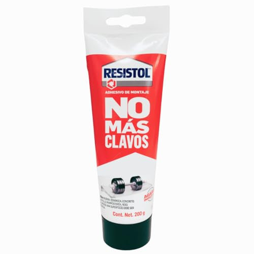 Henkel Montagekleber Kleben statt Bohren Weiß - Kraftkleber für innen & außen- Universell einsetzbarer Baukleber- Resistol Kleber mit hoher Festigkeit (1 x 200g)