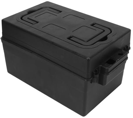Elektrisk Motorcykelbatteri Bärbar, Plast Handhållen Skoter Batterilagring Fodral med God Tätning Prestanda för Universell Produkt