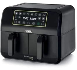 Ariete FRIGGITRICE Airy Fryer Dual 8L (4Lx2) ARI4623 Nero