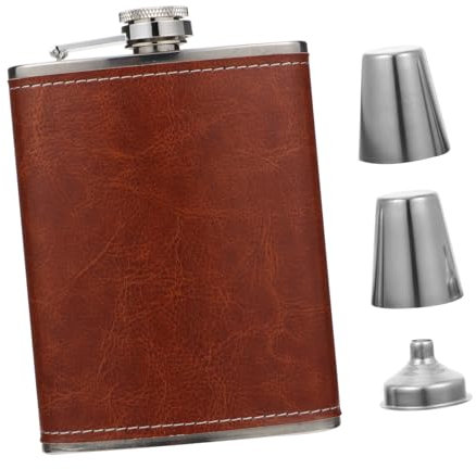Mobestech 1set Inossidabile Vintage Portatile e Funnel Attività All e Regali Tra