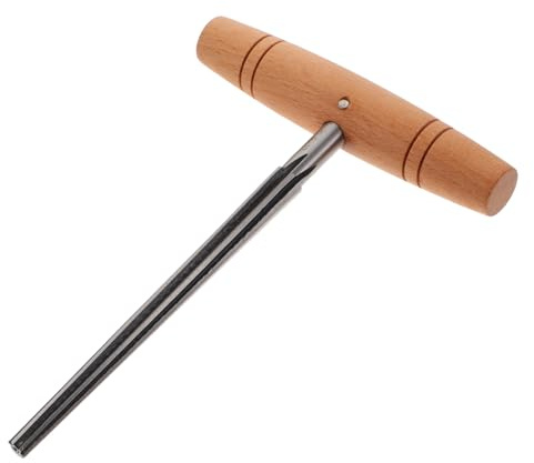 ERINGOGO Wirbellochreibahle und Peg Shaver aus Wolframstahl mit Holzgriff 2-grad Verjüngung für Gitarren und Violinen Praktisches Einstellwerkzeug für Saiteninstrumente