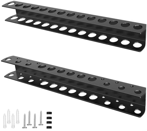 Galerie SV 2 Stück/2 Modell Zangenhalter Wandhalterung 40 cm Werkzeug | Werkzeughalter Wand Schraubendreher Halter Werkzeug Wandhalterung Zangenschlüssel Organizer für Garagen Werkstätten Werkbänke