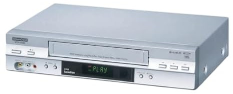 Magnétoscope VHS 6 Têtes, Hi-FI, Compatible PAL/SECAM/NTSC, Argent