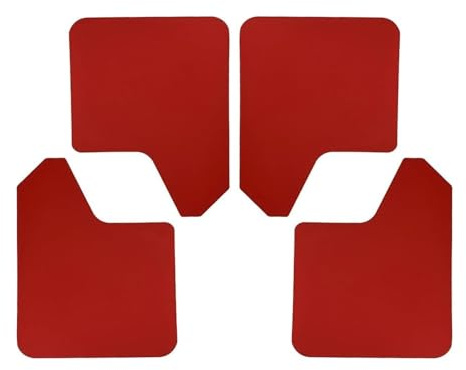 Auto Paraspruzzi Per Peugeot Per Boxer 15 X 11,5 4 Pezzi Larghi Parafanghi Da Corsa Rally Paraspruzzi Parafango(4pcs-set Red)