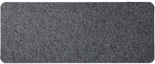 ANRO Schuhparkplatz Fußmatte rutschfest Fußabtreter Schmutzfangmatte Indoor Sauberlaufmatte schmal Abtropfmatte für Eingang Uni Grau 35 x 100 cm