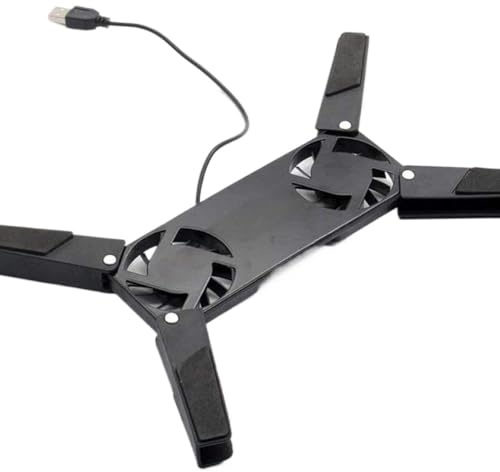Laptopkylare USB-kylfläkt Bärbar Dator Kylflänsställ Med Dubbla Fläktar For Bärbara Datorer Stativ