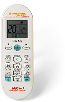 Superior Electronics Airco 6000in1 SUPCU003 - Mando universal para acondicionadores de aire con el mayor database