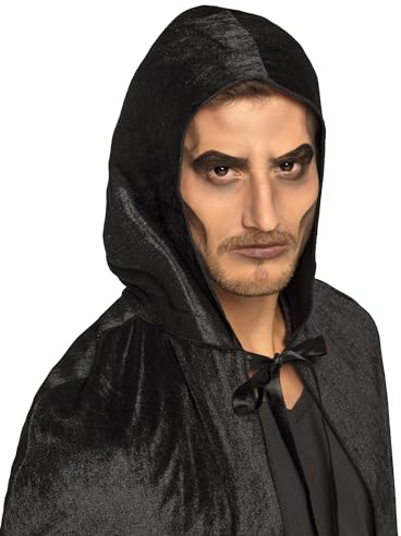 Düstere Kontaktlinsen für Erwachsene Fantasy schwarz-rot 15mm - Schwarz