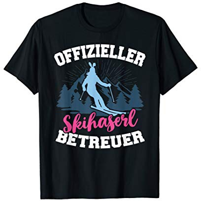 Offizieller Skihaserl Betreuer Skiurlaub Skilehrer Apres Ski T-Shirt