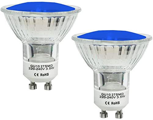 JQslight Lot de 2 ampoules LED GU10-5 W - MR11 - Équivalent à 120° - 20 W - Ampoule halogène GU10 - Pour supermarché, hôtel, bar, salle de danse [Classe énergétique A++]