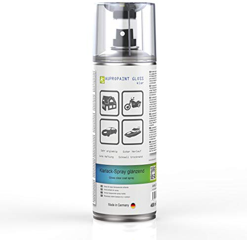 AUPROTEC Lackspray AUPROPAINT Gloss klarlack glänsande sprejlack glanslack bil lack spray 1 x 400 ml