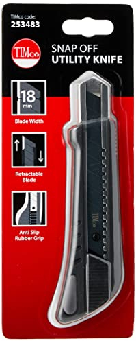 TIMCO Snap Off Utility Knife & 2 Spare Blades