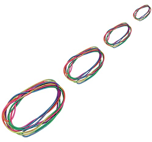 Best Sporting Gummitwist 5m - 4x Gummitwist Kinder in bunt als Hüpfgummi Kinder - Hüpfgummi für Kinder Sport - Hüpfspiel Klassiker - Gummi Twist