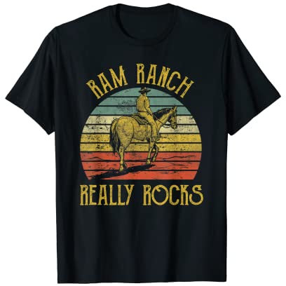Vintage Western Country Rodeo Cowboy Ram Ranch rockt wirklich T-Shirt