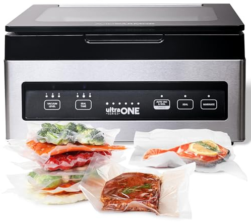 - Chamber Vacuum Sealer Machine USV1 Ultra SeriesONE, Food Sealer for Wet Foods, Meat Sealers, Packing Machine, Compact Vacuum Chamber Sealer with 10-Inch Vacuum Sealer Bar