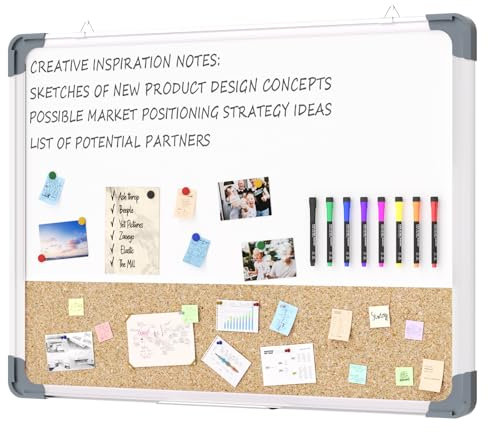 Marsrock Tableau blanc tableau d'affichage combiné