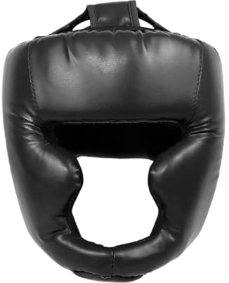 Chaoyilian Boxhelm FüR Sparring,Boxhelm FüR Taekwondo,Kopfschutz Boxen FüR Kickboxen,Kopfschutz FüR Training,Pu-Leder Kopfschutz Sparring StoßFest Hel FüR Boxen,MMA,Kickboxen,Kopfschutz Trainingshelm