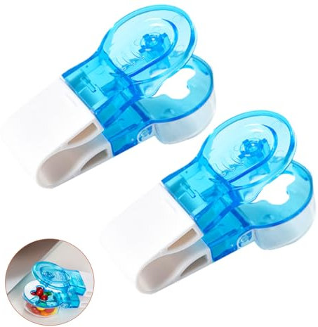 2Pcs Pill Cutter Pill Popper for Blister Packs Portable Tablet Cutter for Small Large Pills,Tablet Opener Assistance Tool Pills Splitter Dispenser Medication Pack Separator Easy to Take Pills Out