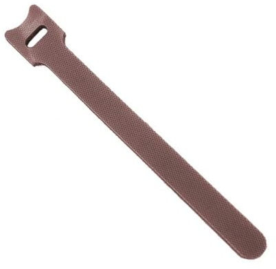 Bridas de plástico reutilizables con cierre de cremallera, de 30/100 piezas, de 150, 200, 250 y 300 mm, de nailon, color marrón, 30 piezas, 200 mm
