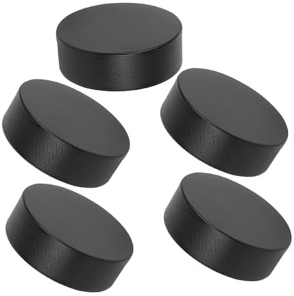 Toddmomy 5stücke Pu Eishockeypucks Hockey Spiel Pucks Training Pucks Professionelle Hockey Sport Teil Wettbewerb