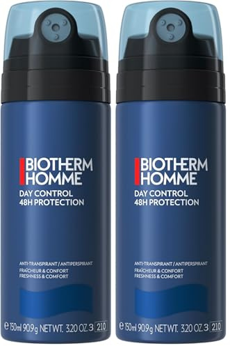 Biotherm Homme Day Control 48H Deo-Spray, antitranspirantes Deospray gegen Schweiß, Deo für Männer mit beruhigenden Inhaltsstoffen, für eine gepflegte und erfrischte Achselpartie,150 ml