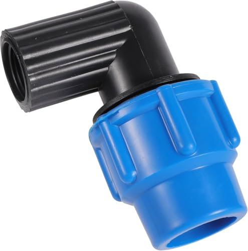 Water Tube Jointer,20/25/32mm PE Pipe Quick Connector Elbow Reducing Water Pipe Joint Plastic Female Thread 1/2 3/4 PVC Fittings(3/4-32)