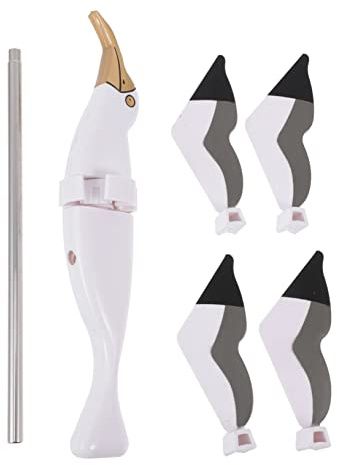 Milisten Girouette Mouette en PVC Solide pour Jardin Et Terrasse, Décoration Printanière Extérieure, Moulin à Vent D’Oiseau Tournant Vent, Décoration De Pelouse Colorée Aux Couleurs Naturelles