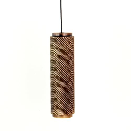 UNDERGROUND PARTS Knurled Solid Brass Bathroom Light Switch Cord Pull Antique Copper Finish