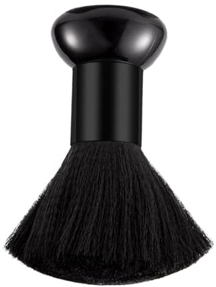 Plumeau de cou pour coiffeur : brosse à poils, outil avec poignée ergonomique, accessoire de salon, appareil de nettoyage professionnel | Design avec poignée pour couper le c