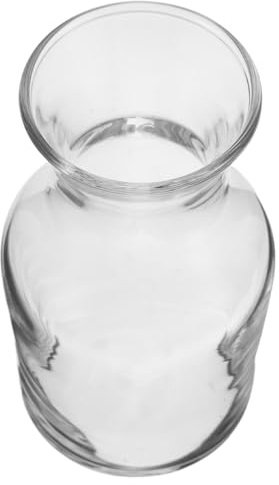 HOLIDYOYO Mini decanter per vino in vetro 122 ml, facile da pulire con bocca piatta, brocca per vino bianco e liquori, per servizio a casa e al ristorante