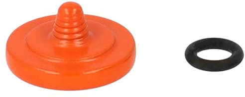 vhbw Bouton de déclencheur Compatible avec Fuji/Fujifilm STX-2, X10, X100, X100S, X100T, X20, X30 Appareil Photo - Pression Ergonomique, Orange
