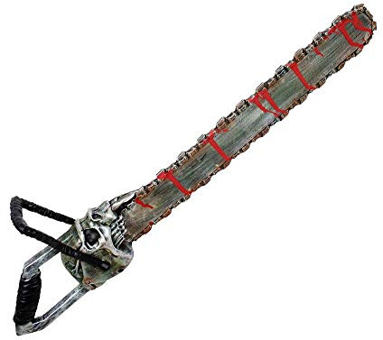 Boland 72224 - Schädelkettensäge, Kostüm-Accessoire, Halloween-Accessoire