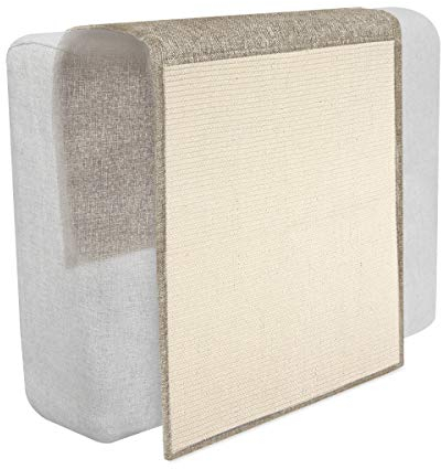 Navaris Katzen Kratzmatte Kratzschutz Sofa - Sisal Kratzteppich 130 x 45 cm für Katze - Couch Katzenkratzmatte - auch für Hunde geeignet