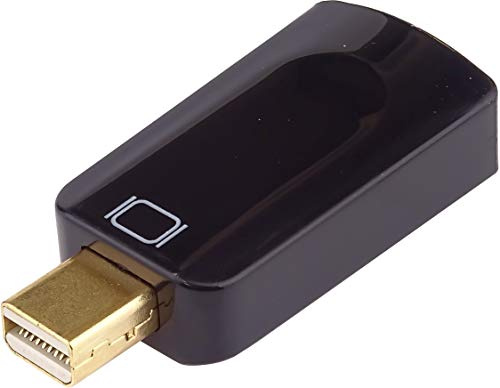 PremiumCord Mini displayport till HDMI-adapter, video Full HD 1080p 60 Hz, 3D, mini DisplayPort-kontakt till HDMI-uttag, svart, kportadm10