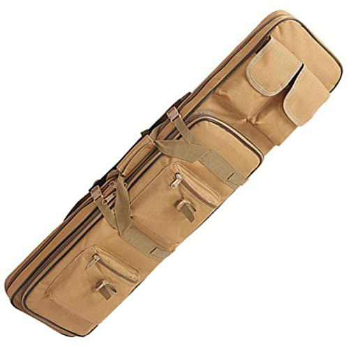SJASD Waffentasche Gewehrtasche,Taktische Gewehrtasche Doppel,Langwaffentasche,Gepolsterte Gewehrkoffer,Gewehrtasche 2 Langwaffen,für Outdoor Tactical Gewehr und Staubdicht Jagd Schießen