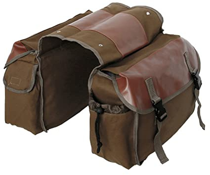 Sacoche de Selle de Moto Dabey, Sac de Selle Moto Grande Capacité, Sacoches Étanches pour Équitation et Voyage, Sac Pochette pour Outils, Khaki