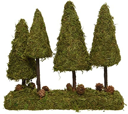 CHICCIE Tischbouquet Tannen Moos Tannezapfen 8x31x28cm - Weihnachtsdeko Deko
