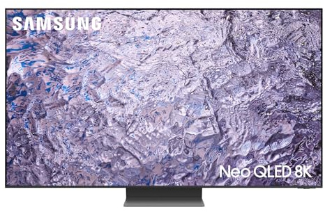 Samsung TV Neo QLED QE75QN800CTXZT, Smart TV 75 Série QN800C, Neo QLED 8K UHD, Dolby Atmos, Alexa et Google Assistant intégrés, Titan Black, 2023, DVB-T2