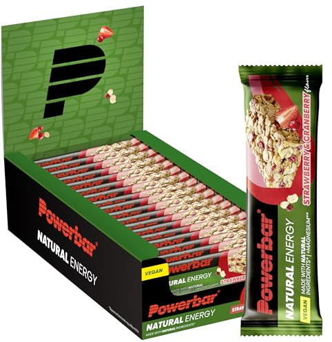 Powerbar Natural Energy Cereal Bar + Magnesium (18x40g) Strawberry & Cranberry - Riegel - Energie-Riegel